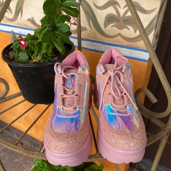 YRU glitter platforms - Picture 3 of 4